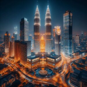 Kuala Lumpur night view