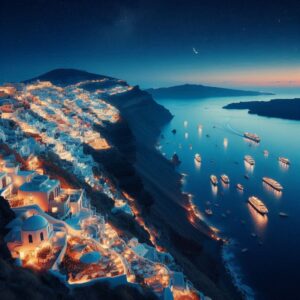 Santorini sunset views