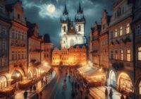 Wisata malam Praha