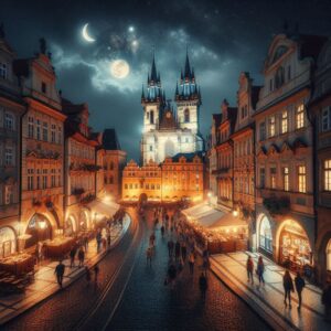  Wisata malam Praha